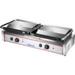 Smagās slodzes dubultais XL Panini kontakta grils Gluds 4.4kW divzonu | Adexa HEG813EB - Image 3