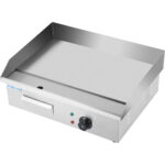 Komercijas Gludā Grilpanna 550x400x240mm 3kW Elektriskā | Adexa HEG818 - Image 3