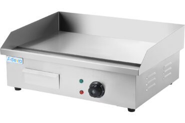Komercijas Gludā Grilpanna 550x400x240mm 3kW Elektriskā | Adexa HEG818