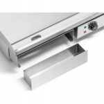 Komercijas Gludā Plīts 730x470x240mm 4.4kW Elektriskā | Adexa HEG820 - Image 2