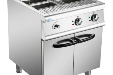 Profesionāls pastas vārītājs 30 litri Elektrisks 12kW Grīdas stāvošs ar skapja pamatni 700mm dziļums | Adexa HEN715A