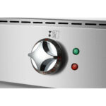 Profesionāla Elektriskā Grila Plātne ar Skapja Pamatni 12kW Gluda/Grieztā 900mm Dziļums | Adexa HER906A - Image 2