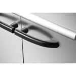 Profesionāla Elektriskā Grila Plātne ar Skapja Pamatni 12kW Gluda/Grieztā 900mm Dziļums | Adexa HER906A - Image 5