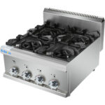 Komercijas gāzes vārīšanas virsma 4 degļi 14.2kW | Adexa HGR605 - Image 2