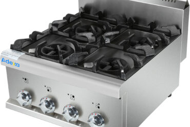 Komercijas gāzes vārīšanas virsma 4 degļi 14.2kW | Adexa HGR605