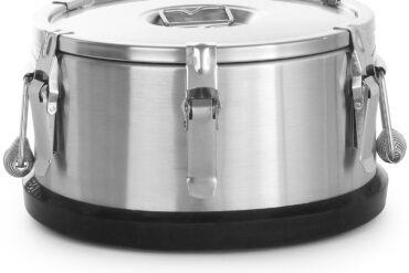 Pārnēsājama izolēta pārtikas tvertne ar gumijas pamatni 10 litri ø300x170mm | Adexa IC13017