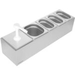 Komerciālais dvīņu 3 litru sūkņa izsmidzinātājs un 3x1,1 litru trauki | Adexa NHGN16B - Image 6