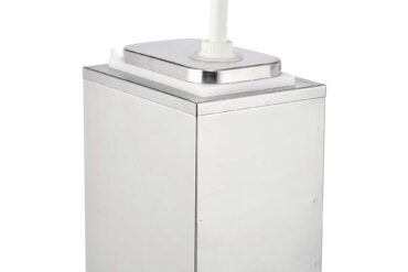 Komerciāls garšvielu/mērcu sūkņu dozators 1x2 litrs Nerūsējošais tērauds | Adexa NHP001