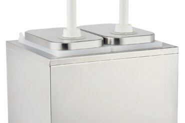 Komerciālais garšvielu/mērču sūkņa dozators 2x2 litri Nerūsējošais tērauds | Adexa NHP002