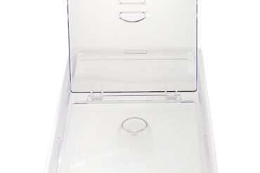 Polikarbonāta Gastronorm trauka vāks ar atveramo vāciņu GN1/1 | Adexa P811LF