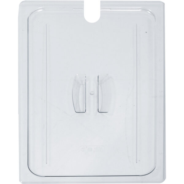 Polikarbonāta Gastronorm trauka vāks ar kausa iegriezumu GN1/1 | Adexa P811LN