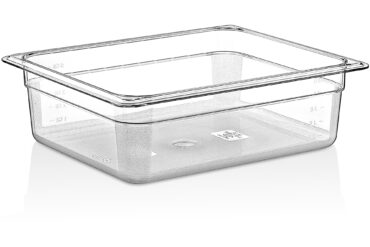 Polikarbonāta Gastronorm panna GN1/2 Dziļums 100mm Caurspīdīga | Adexa P8124