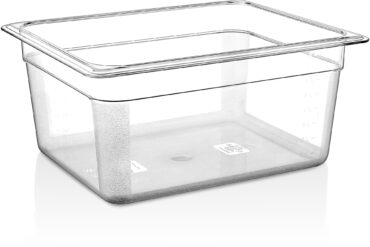 Polikarbonāta Gastronormas panna GN1/2 Dziļums 150mm Caurspīdīga | Adexa P8126