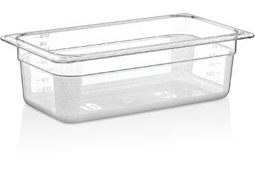 Polikarbonāta Gastronorm panna GN1/3 Dziļums 100mm Caurspīdīga | Adexa P8134