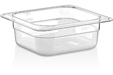 Polikarbonāta Gastronorms Trauks GN1/6 Dziļums 65mm Caurspīdīgs | Adexa P8162