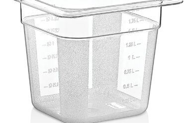 Polikarbonāta Gastronorms Trauks GN1/6 Dziļums 150mm Caurspīdīgs | Adexa P8166