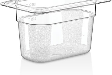 Polikarbonāta Gastronorm trauks GN1/9 Dziļums 100mm Caurspīdīgs | Adexa P8194