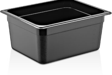 Polikarbonāta Gastronorm Panna GN1/2 Dziļums 150mm Melna | Adexa PB8126