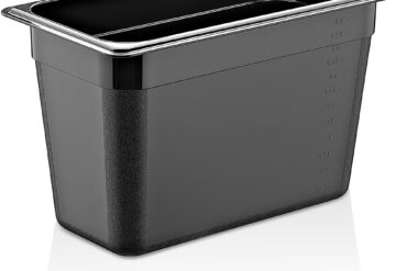 Polikarbonāta Gastronorm panna GN1/3 Dziļums 200mm Melna | Adexa PB8138