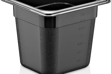 Polikarbonāta Gastronorm panna GN1/6 Dziļums 150mm Melnā | Adexa PB8166