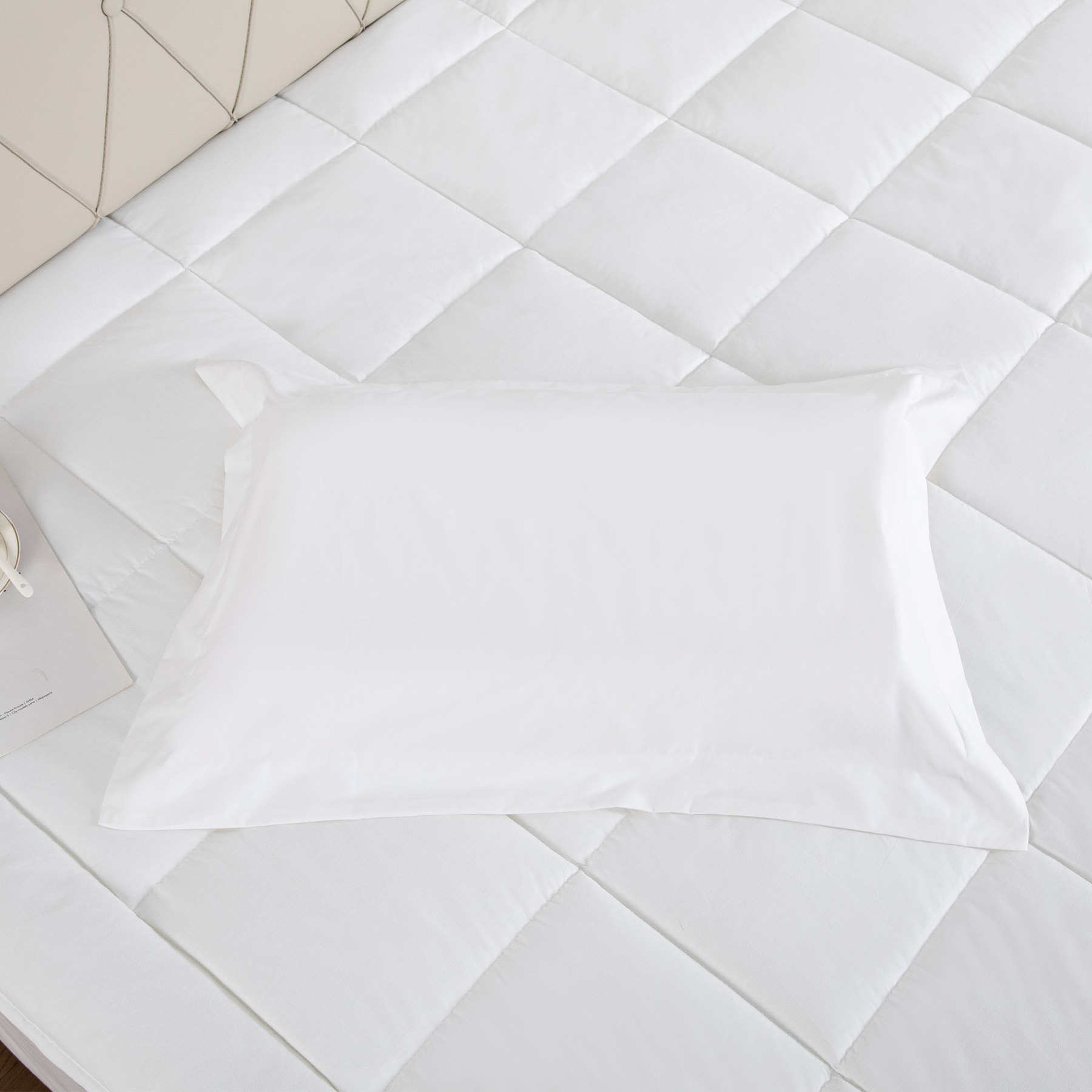 Ekskluzīvs Spilvendrāna Balta 100% Kokvilna 40x60cm 300TC | Siexa PCC4060W Ekskluzīvs Spilvendrāna Balta 100% Kokvilna 40x60cm 300TC | Siexa PCC4060W - Image 1