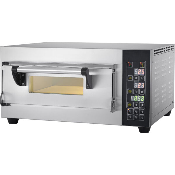 Komerciāla elektriskā picu krāsns 1 kamera 1 pica x 30cm 400°C Digitālā vadība 2.6kW 230V | Adexa PS441E