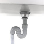 Komerciāls katlu mazgāšanas izlietne Nerūsējošais tērauds 1 bļoda Aizsargslānis Apakšējais plaukts 1800x700x900mm Kvadrātveida kājas | Adexa PSA18070U - Image 4