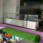 Ledusskapja porcionēšanas galds 1500 mm 7xGN1/4 dziļums 330 mm | Adexa PT15 - Image 3