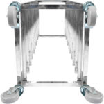 10 līmeņu ratiņi plauktiem/pannām/plātēm platumam 222-352mm Nerūsējošais tērauds | Adexa PT10 - Image 5