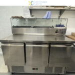 Dzesēts sagatavošanas galds 1400mm 6xGN1/4 Dziļums 330mm | Adexa PT14 - Image 3