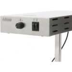 Komerciāla sildplate ar sildlampu Nerūsējošais tērauds 500x500mm | Adexa PWE5050 - Image 2
