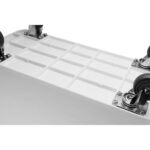 Mobilā sastāvdaļu tvertne 120 litri, caurspīdīgs vāks | Adexa QHID120 - Image 5