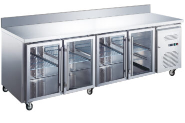 Tirdzniecības ledusskapis ar 4 stikla durvīm, dziļums 700mm | Adexa RG42VGLASS