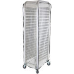 Vāks ar 2 rāvējslēdzējiem Adexa RT1115 plastmasas ratiņiem | Adexa RT1115C