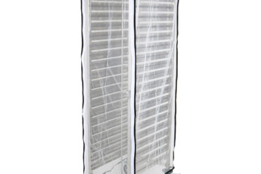 Vāks ar 2 rāvējslēdzējiem Adexa RT1115 plastmasas ratiņiem | Adexa RT1115C