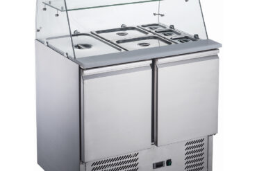 Saladete ar Stikla Vitrīnu 2 durvis | Adexa S92SQ