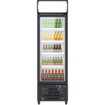 Display Bottle Cooler Upright Single door 338 litres Illuminated top panel | Adexa SC380FA - Image 2