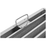 Nosūces nojumes Atvairītāja filtrs ar rokturi un vadotnēm Nerūsējošais tērauds 500x500x40mm | Adexa SCF50504HG - Image 3