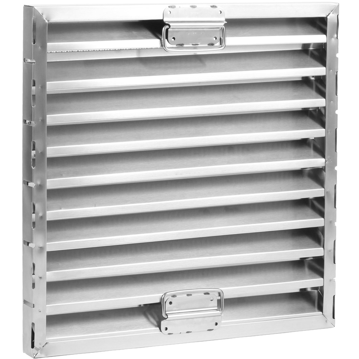 Nosūces nojumes Atvairītāja filtrs ar rokturi un vadotnēm Nerūsējošais tērauds 500x500x40mm | Adexa SCF50504HG Nosūces nojumes Atvairītāja filtrs ar rokturi un vadotnēm Nerūsējošais tērauds 500x500x40mm | Adexa SCF50504HG - Image 1