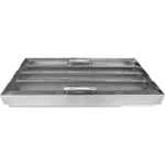 Nosūces pārsega Filtrs ar rokturi un vadotnēm no nerūsējošā tērauda 500x250x40mm | Adexa SCF50254HG