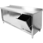 Komerciāls skapītis labajā pusē Atkritumu tvertne 1600x600x900 mm | Adexa SCP60160BRBR