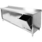 Komerciāls skapja labās puses atkritumu tvertne 1800x600x900mm | Adexa SCP60180BRBR