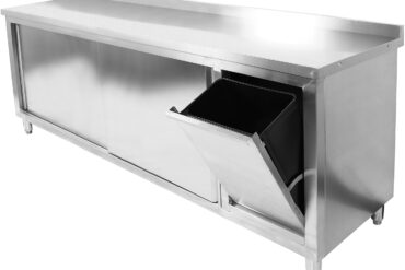 Komerciāls skapja labās puses atkritumu tvertne 1800x600x900mm | Adexa SCP60180BRBR