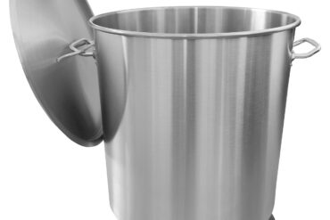 Profesionāls atkritumu konteineris Nerūsējošais tērauds ar vāku un riteņiem 95 litri | Adexa SDC95