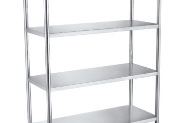 Profesionāla smagsvara plauktu vienība no nerūsējošā tērauda 1200x600x1550mm 4 plaukti | Adexa SR1200B2