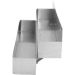 Ātrums sliedes Nerūsējošais tērauds Dubultā 795x210x240mm | Adexa SRD8021 - Image 6