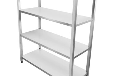 Profesionāls plauktu komplekts nerūsējošā tērauda 1200x400x1500mm 4 plaukti | Adexa SSB12040