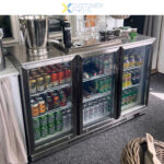 Atdzesētājs bāra līnijai 3 virināmās durvis 312 litri Nerūsējošais tērauds | Adexa SSBC03PP - Image 2