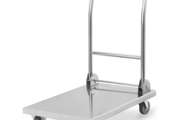 Platformas ratiņi Nerūsējošais tērauds 800kg Salokāms rokturis 1100x600x1060mm | Adexa ST047C