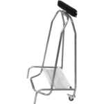 Profesionāls maisu turētāju ratiņš ar ritenīšiem un pedāli, aizvērts mutē | Adexa STBH01 - Image 4